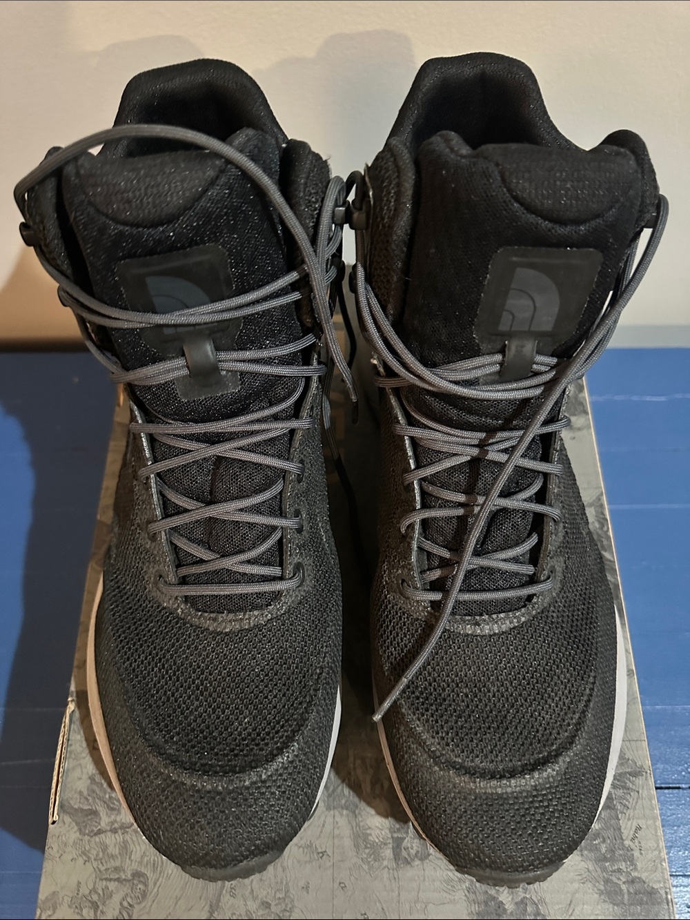 The North Face Men's Safien Mid GTX Black and Gray Trail Boots
